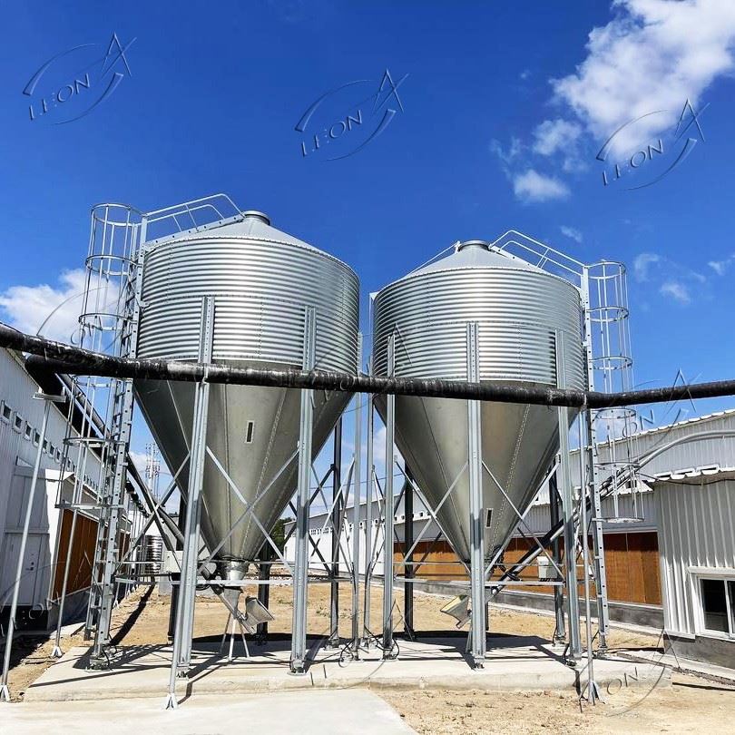 High Quality Galvanized Poultry Feed Silo